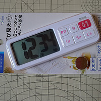 百利达 TD-395 厨房定时器外观展示(磁石|挂绳孔|纽扣电池|屏幕)