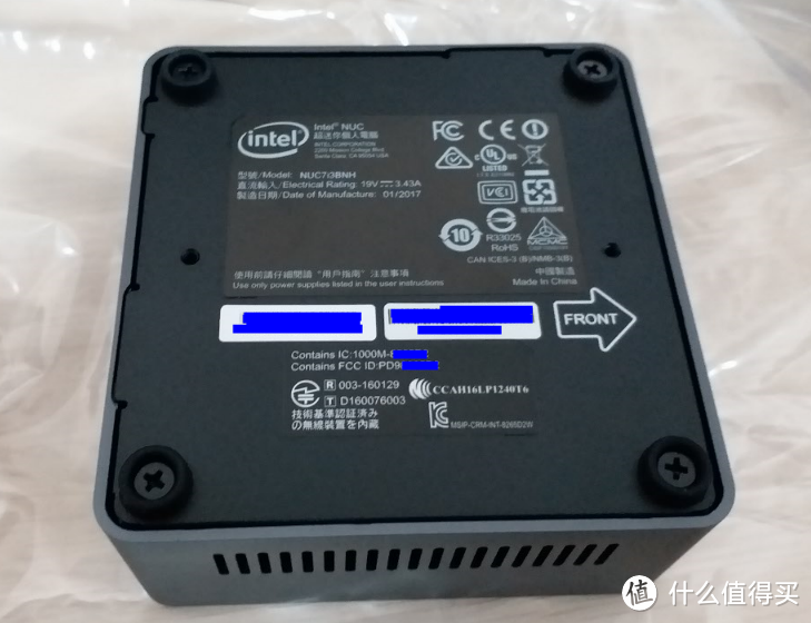 intel 英特尔 第7代NUC 开箱