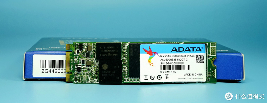 第一次把玩3D-NAND颗粒的SSD——AData 威刚 SU800 512G开箱+详测