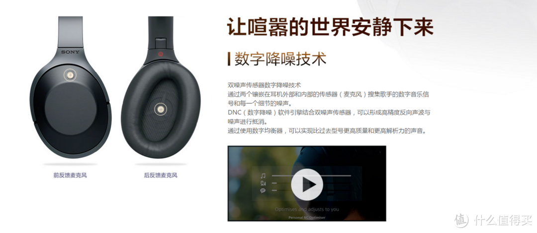 Sony 索尼 MDR-1000X 无线降噪立体声耳机 开箱&使用体验