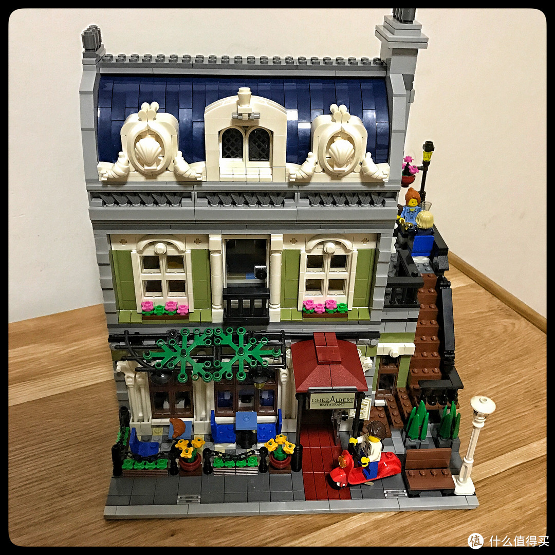 终入街景坑！LEGO 乐高10243 街景巴黎餐厅 拼装玩具