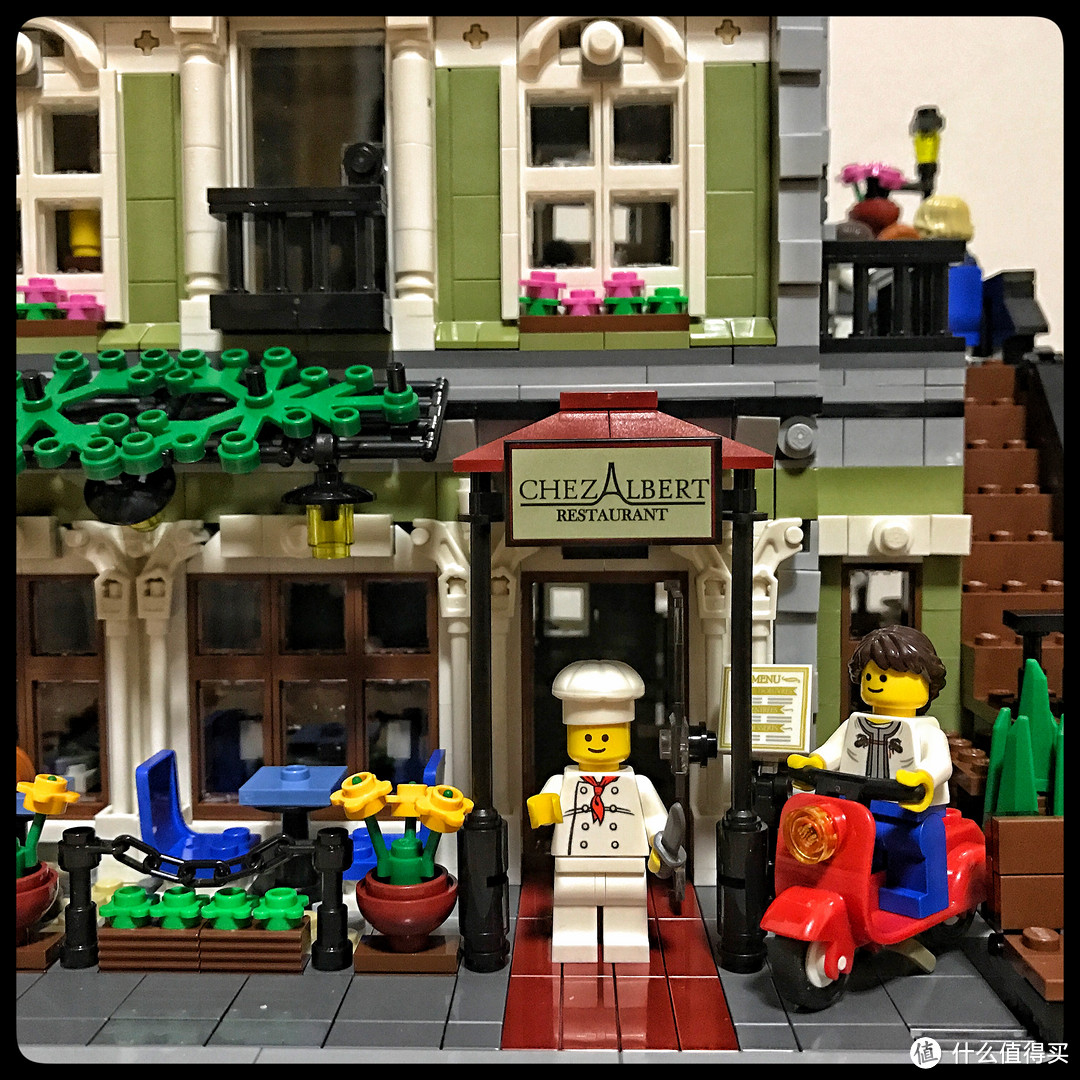 终入街景坑！LEGO 乐高10243 街景巴黎餐厅 拼装玩具