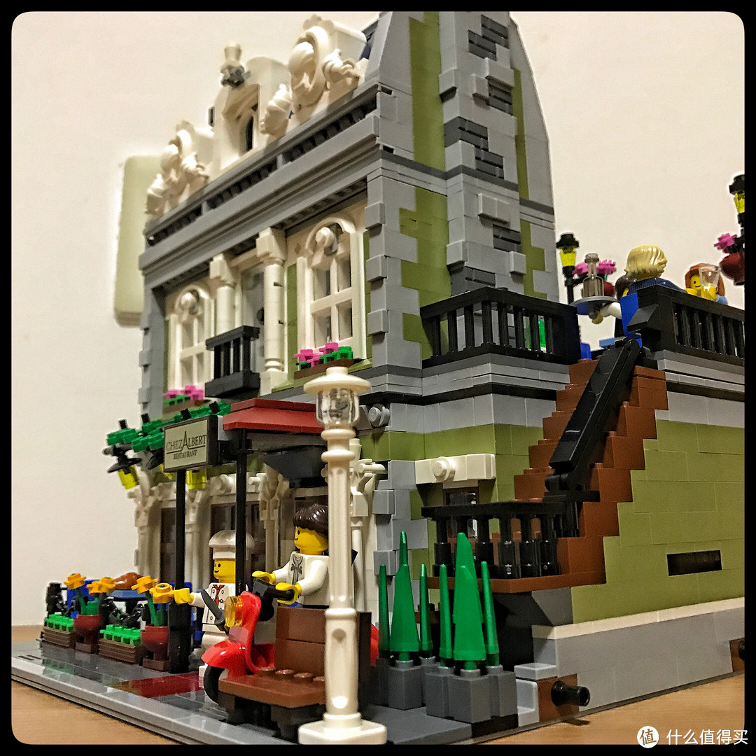 终入街景坑！LEGO 乐高10243 街景巴黎餐厅 拼装玩具