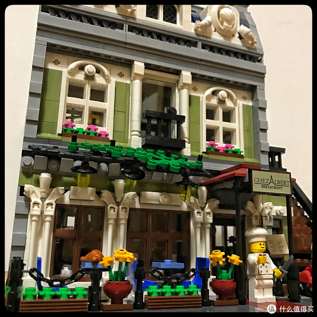 终入街景坑！LEGO 乐高10243 街景巴黎餐厅 拼装玩具