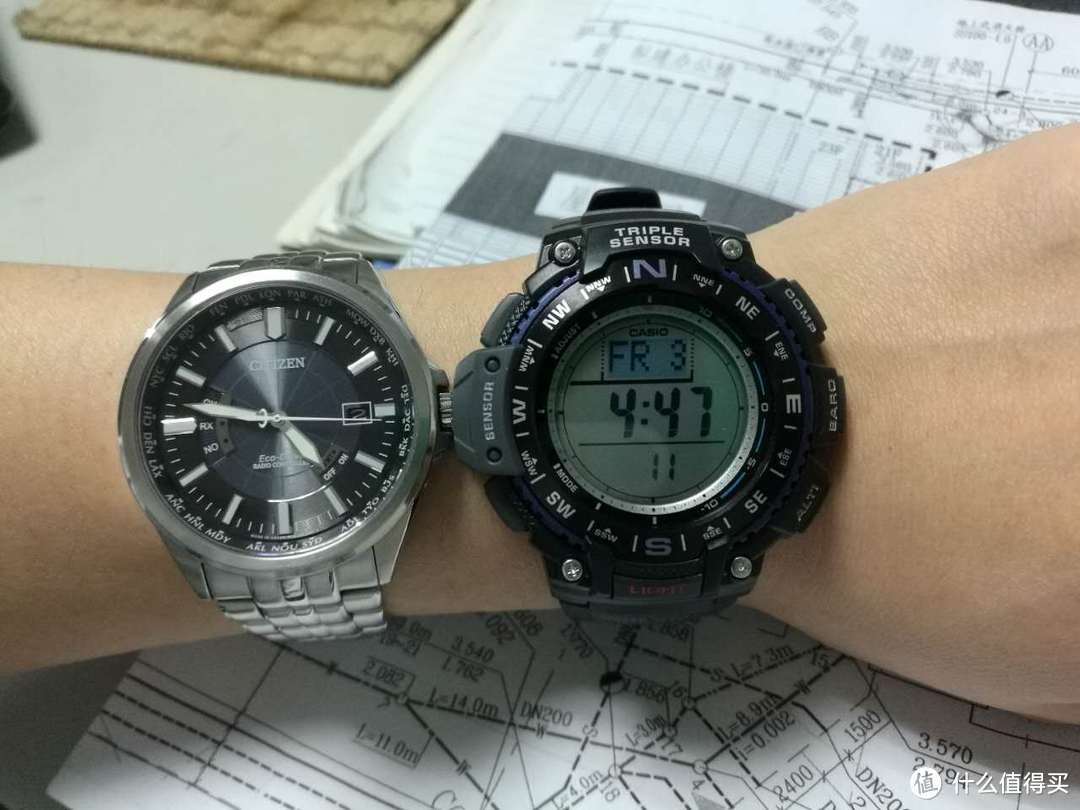 低价不廉价 — CASIO 卡西欧 SGW-1000-1ACR 男士户外运动手表