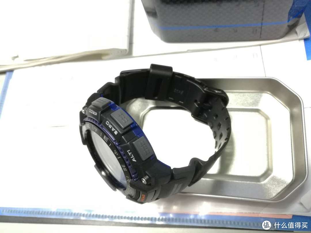 低价不廉价 — CASIO 卡西欧 SGW-1000-1ACR 男士户外运动手表