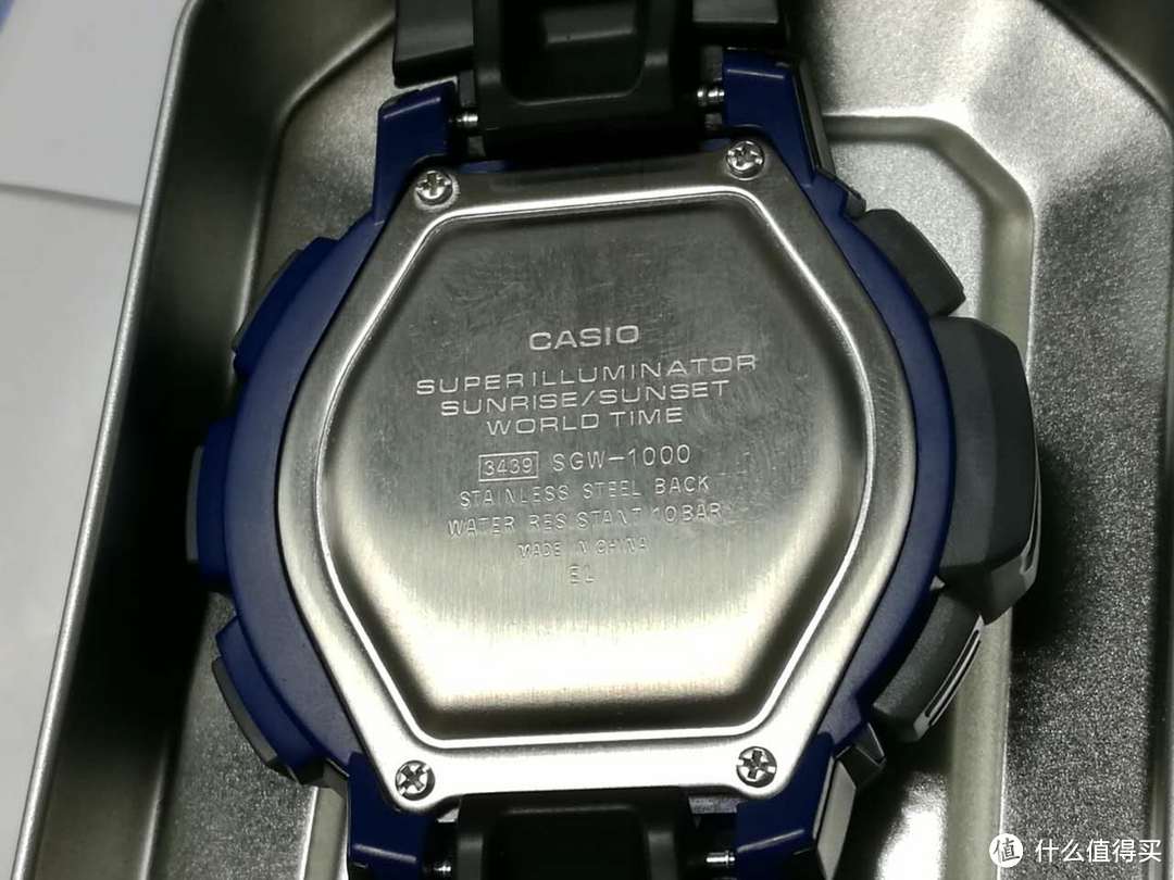 低价不廉价 — CASIO 卡西欧 SGW-1000-1ACR 男士户外运动手表