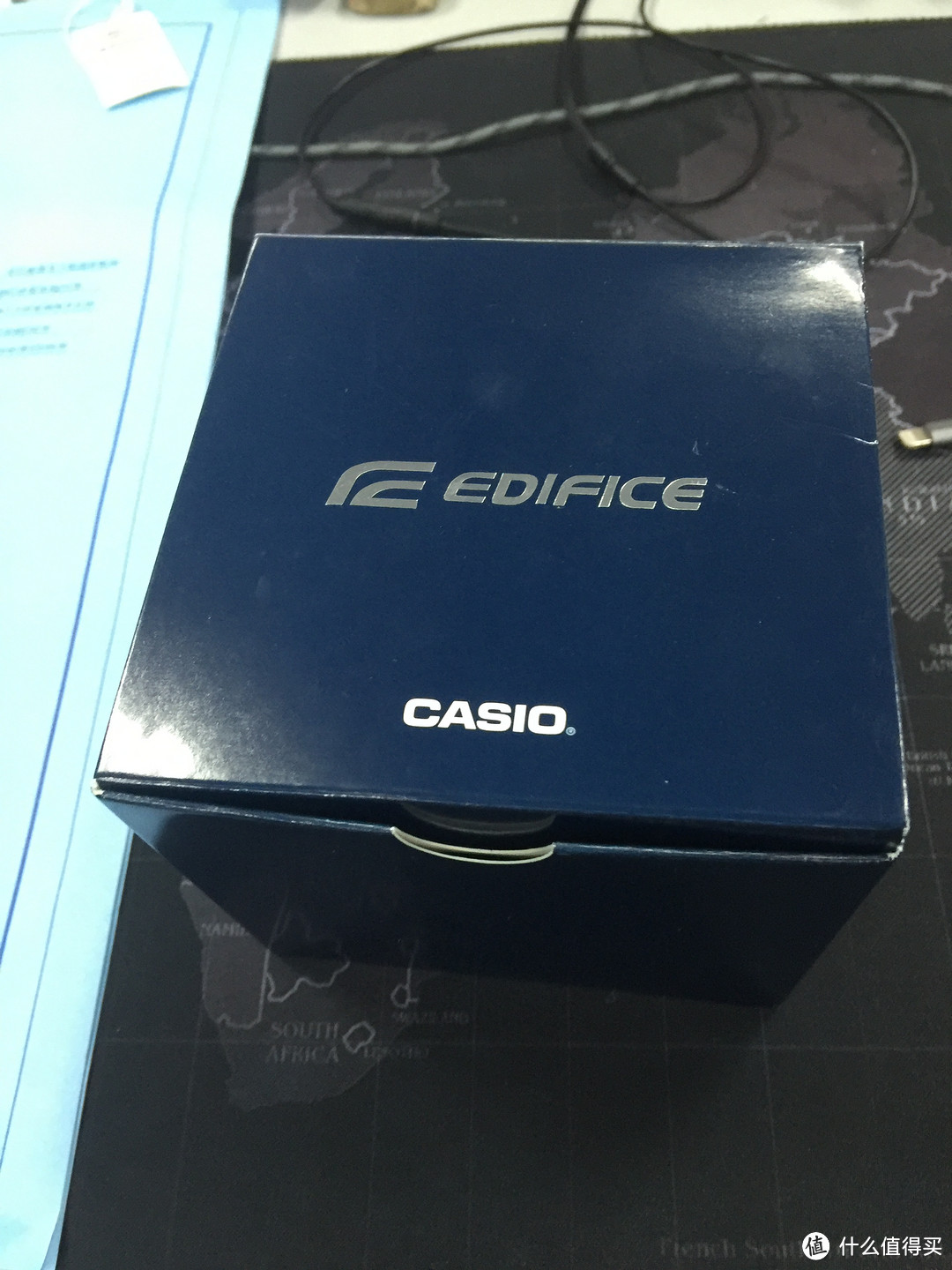 一点点红色的小躁动：CASIO 卡西欧 EQB-500DC-1A 男表 开箱