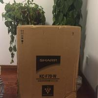 夏普 KC-F70-W 空气净化器外观展示(水箱|机身|滤网)