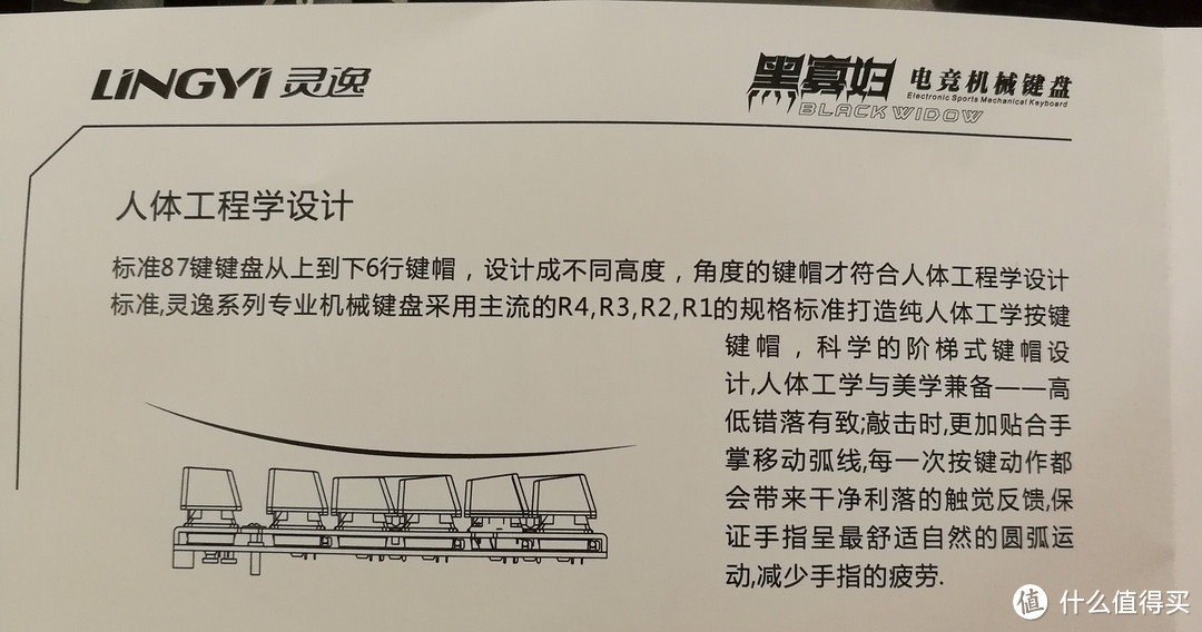 第一把机械键盘—灵逸 黑寡妇 青轴87键