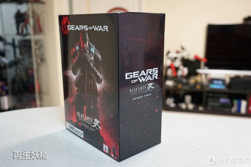 #本站首晒# PLAYARTS改 Gears of War 战争机器 马库斯 人偶开箱把玩