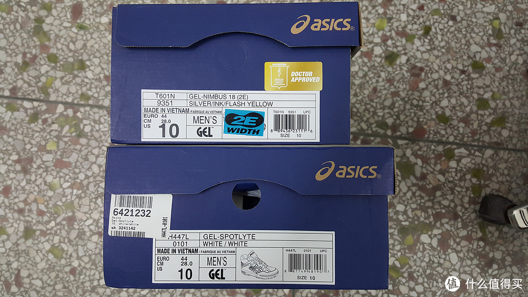 无奈的等待：Asics 亚瑟士 Gel-Spotlyte “Olympic” & Gel-NIMBUS 18 男款*级缓震跑鞋 晒图简评