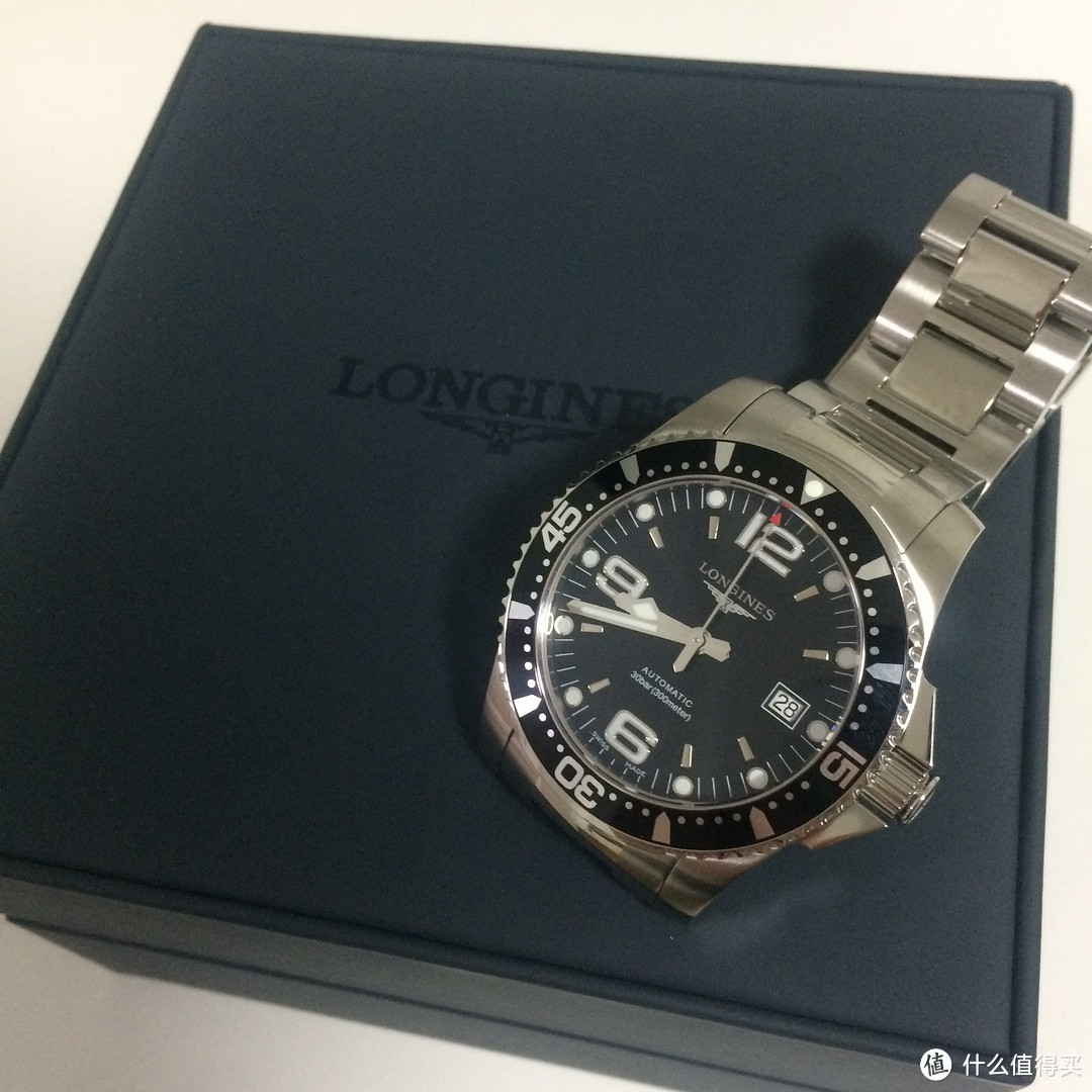 这货应该是性价比最高的水鬼了：LONGINES 浪琴 男款机械表