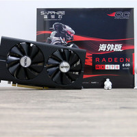 蓝宝石 RX470D OC显卡外观展示(接口|风扇|背板|PCB板|散热管)