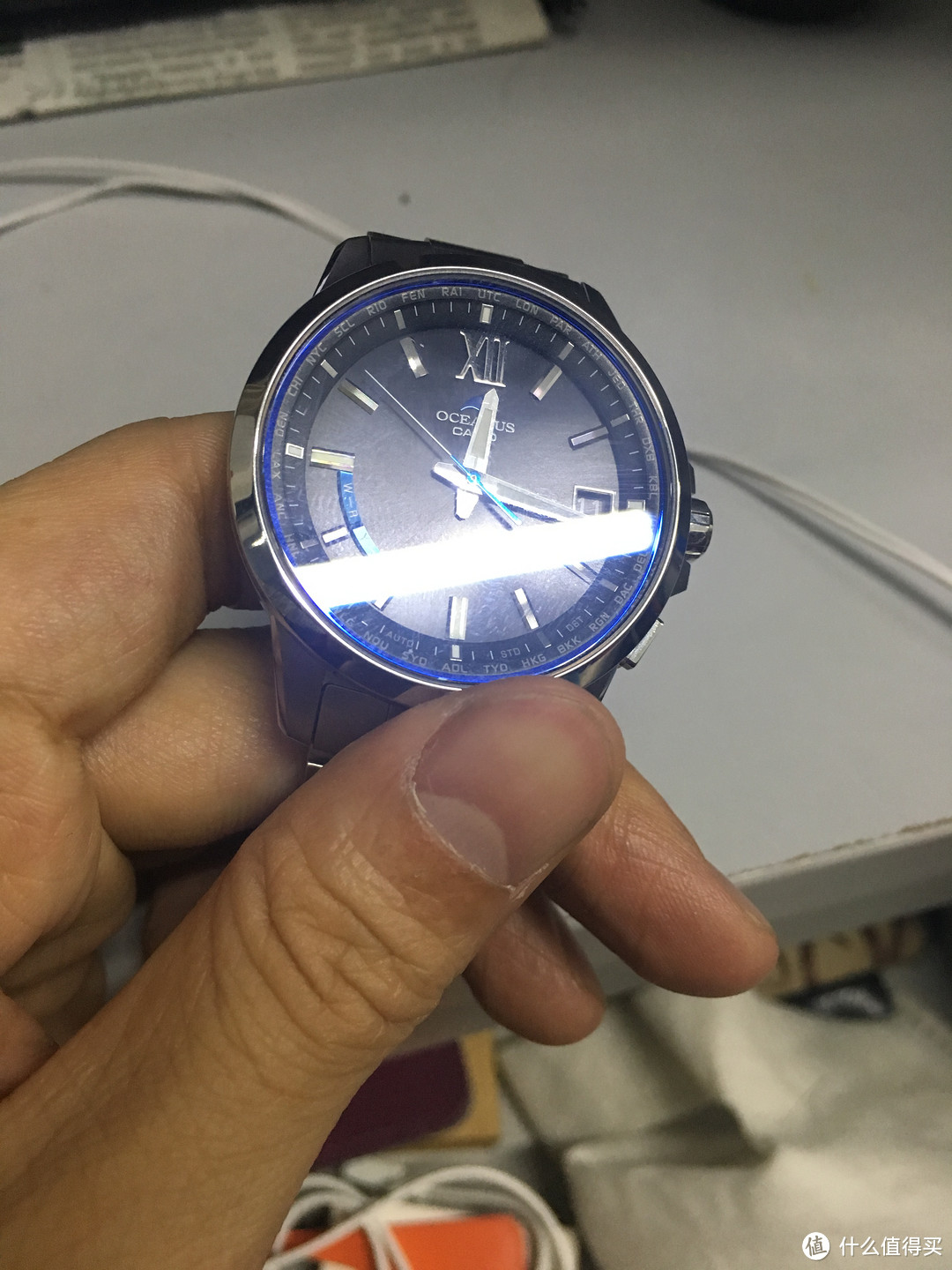 工业设计佳品， 一抹蓝的美学：CASIO 卡西欧 海神 OCW-T150