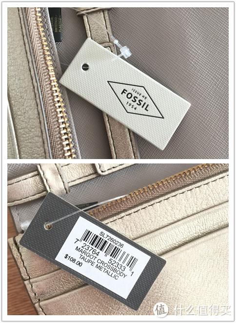 FOSSIL Margot Mini 女士真皮斜挎包 晒单