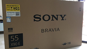 索尼 KD-55X9000E 液晶电视开箱展示(包装|底座|配件)