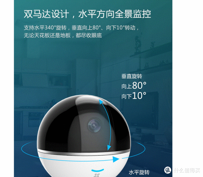 重在安心 — EZVIZ 萤石 C6T 云台智能追踪无线网络摄像头 使用评测
