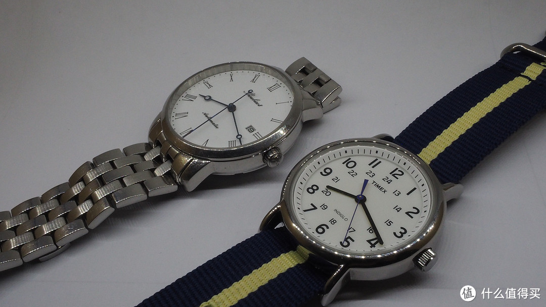 中交人自然爱蓝：Timex 天美时 Men's Weekender Analog Canvas Strap 时装腕表 开箱晒物