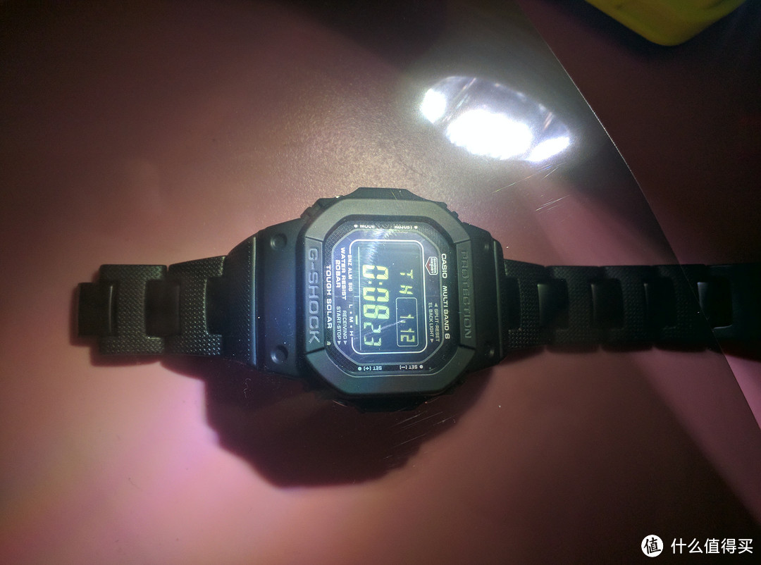 Casio 卡西欧 GW-M5610bc 男款电波表 反显改正显