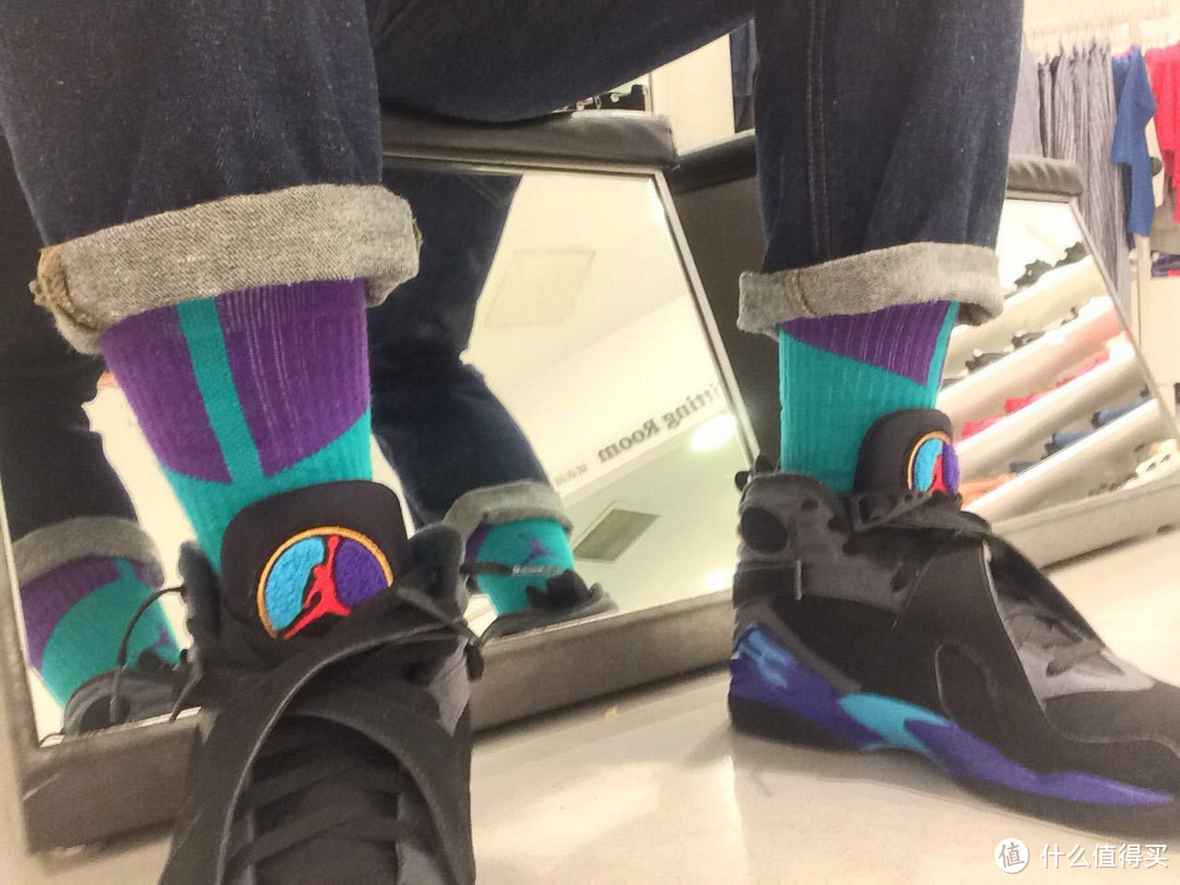 我们都是追梦者，为还年幼时的梦 AIR JORDAN8 aqua 水鬼 篮球鞋