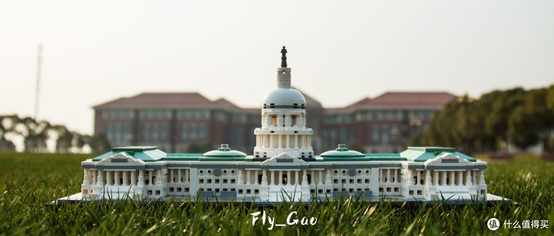 别人的乐高我来玩:入坑  lego 乐高 建筑系列 21030 美国国会大厦