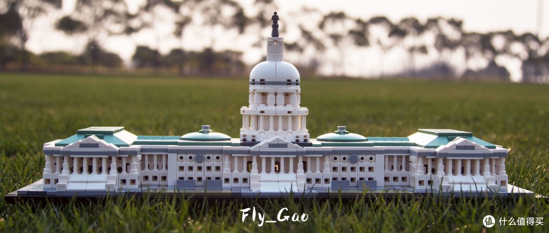 别人的乐高我来玩:入坑  lego 乐高 建筑系列 21030 美国国会大厦