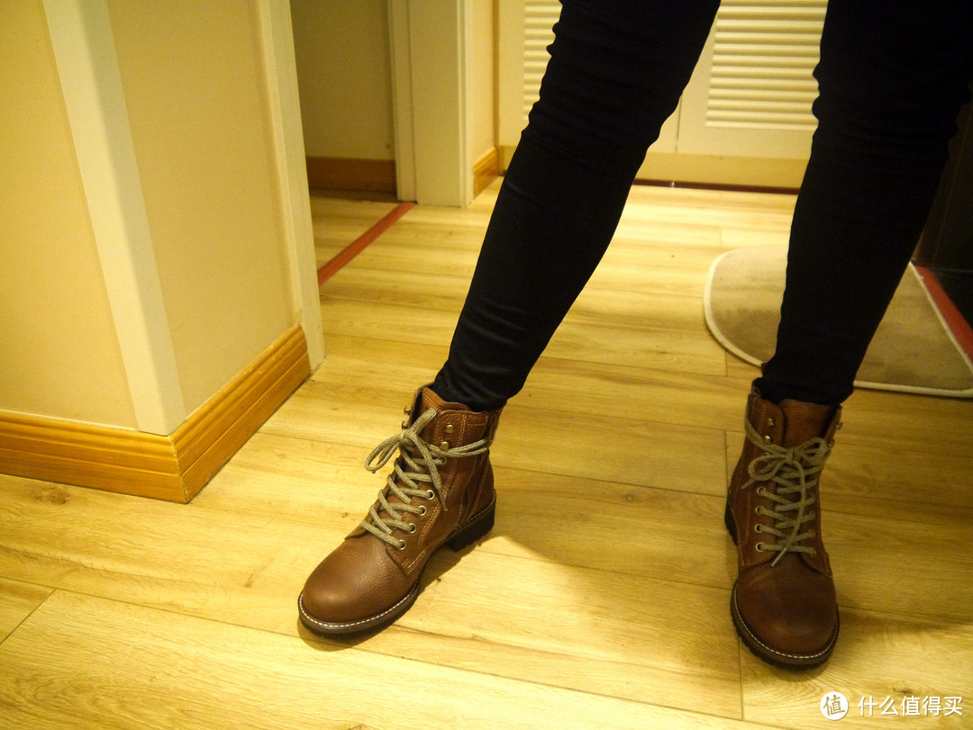 中亚海外购直邮ECCO 爱步 Women's Elaine Biker Boots Brown 女靴