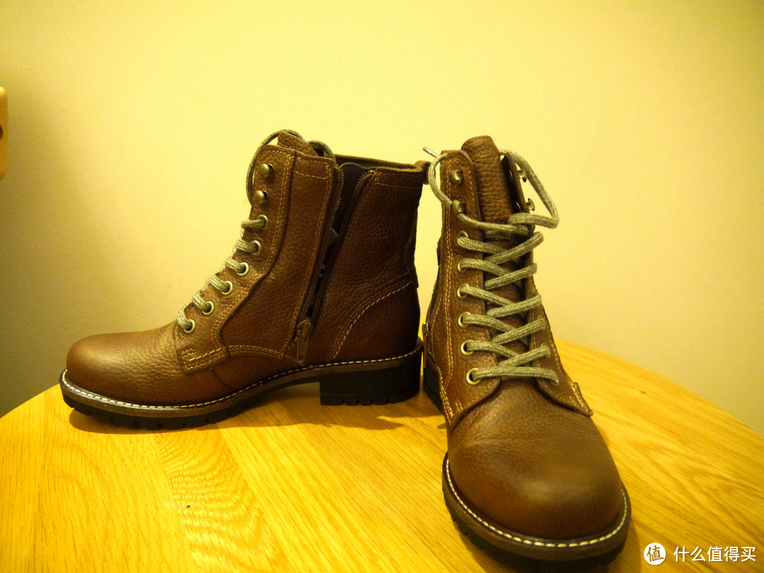 中亚海外购直邮ECCO 爱步 Women's Elaine Biker Boots Brown 女靴