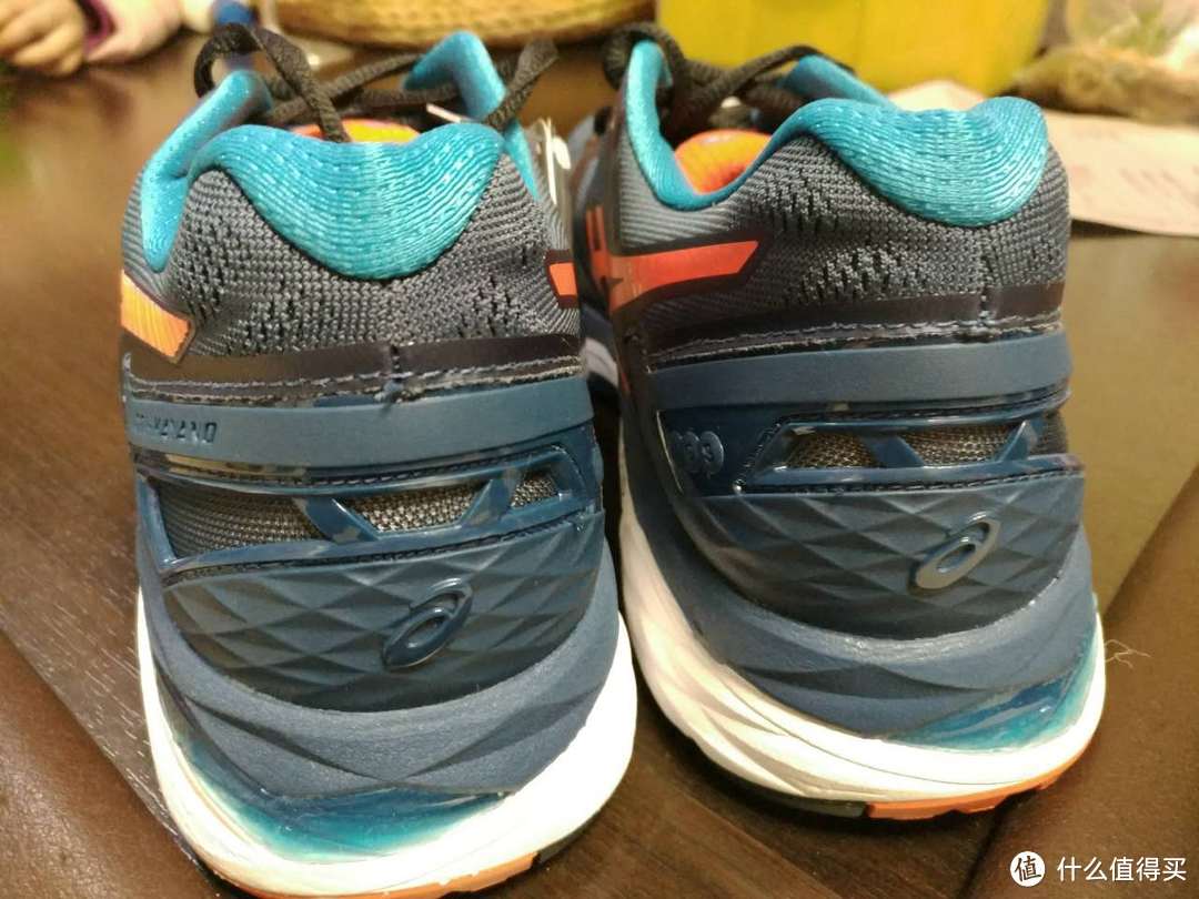 ​京东全球购 ASICS 亚瑟士 GEL-KAYANO 23 男子跑鞋 蓝橙入手