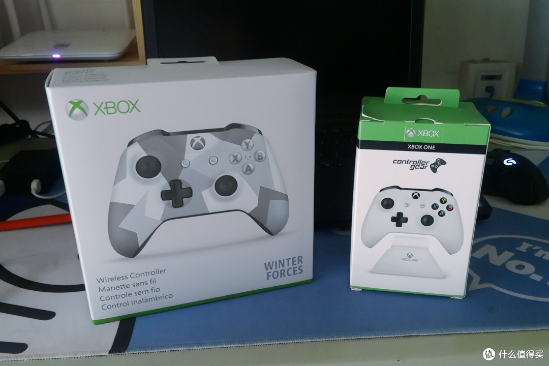 Xbox One S无线手柄Winter Forces配色 & 手柄支架晒单+美亚客服谈心