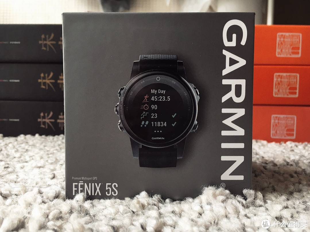 #原创新人#本站首晒#细手腕户外爱好者的福音：Garmin Fenix 5S国行英文版蓝宝石运动表