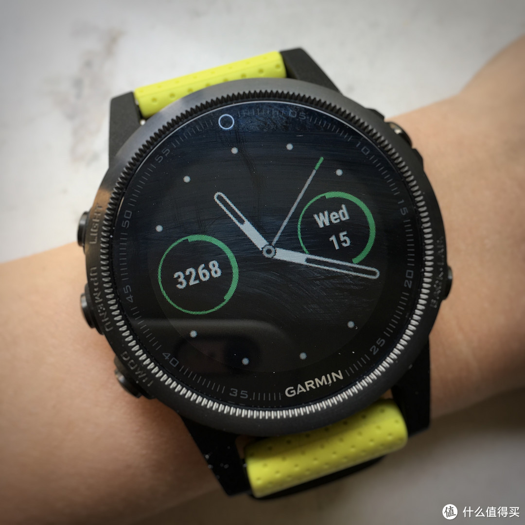 #原创新人#本站首晒#细手腕户外爱好者的福音：Garmin Fenix 5S国行英文版蓝宝石运动表