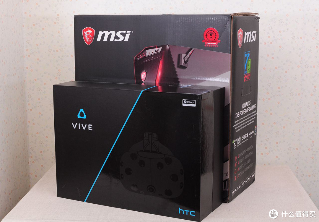 #本站首晒# MSI高端电竞主机+HTC VIVE VR+三联屏，打造豪华家庭游戏娱乐系统