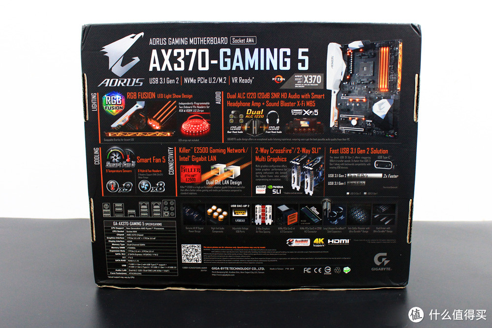 亮出我的A粉身份，晒出 技嘉 AORUS  AX370-Gaming 5 主板 开箱