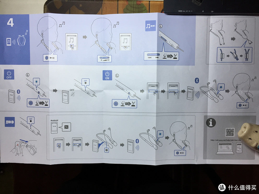 蓝牙入耳合体玩具：SONY 索尼 XBA-N1AP 入耳式耳机 和MUC-M2BT1