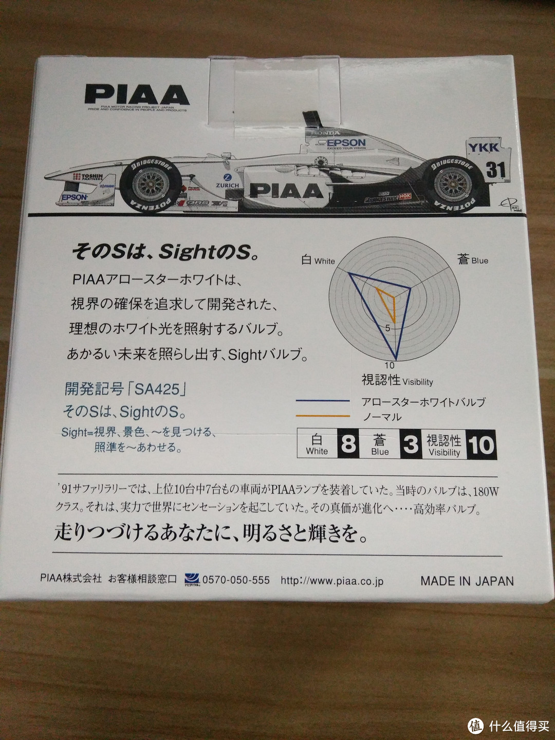 #原创新人# PIAA 4250K 卤素车灯+黄金眼2500K雾灯