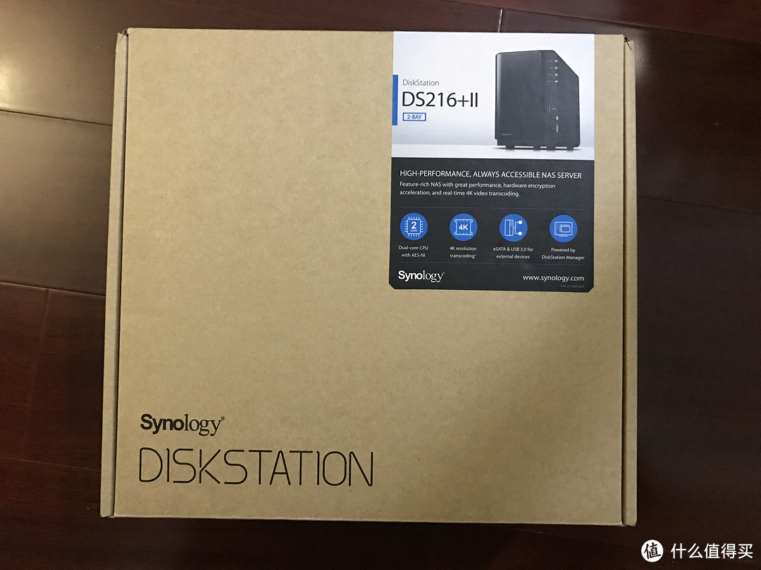 Synology 群晖 DS216+II 网络存储 NAS 服务器  开箱