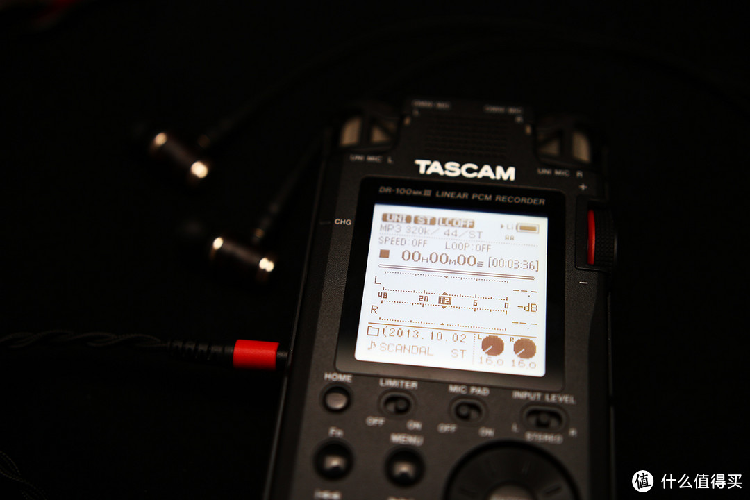#本站首晒# TASCAM DR-100 MKIII旗舰录音笔 播放部分