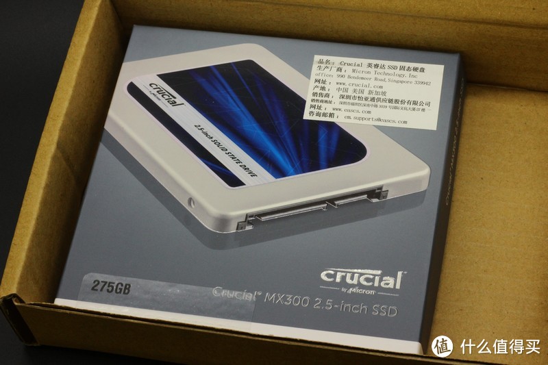 从一车大姐姐到一个大姐姐的转变——crucial 英睿达 MX300 275GB 固态硬盘 开箱评测