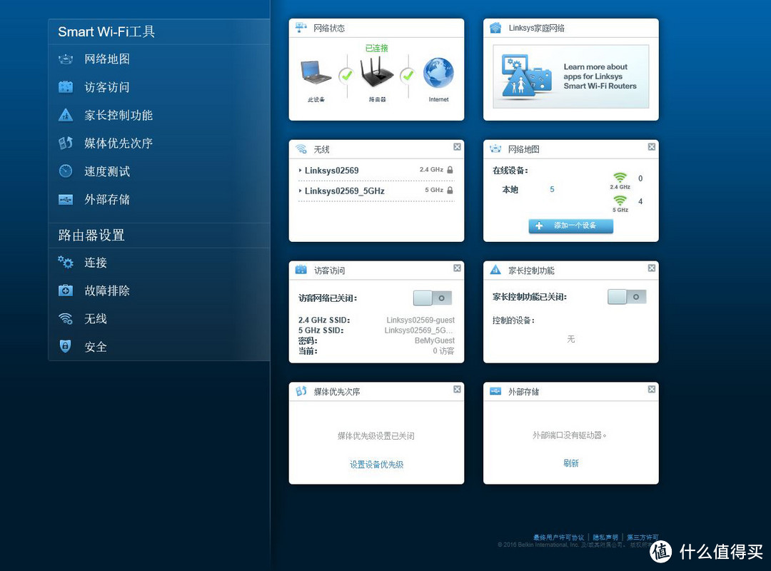 中端路由的第三类选择—LINKSYS 领势 EA7500无线路由器 使用报告