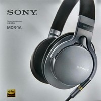 索尼 MDR-1A 头戴式耳机外观展示(保修卡|插头|包装)