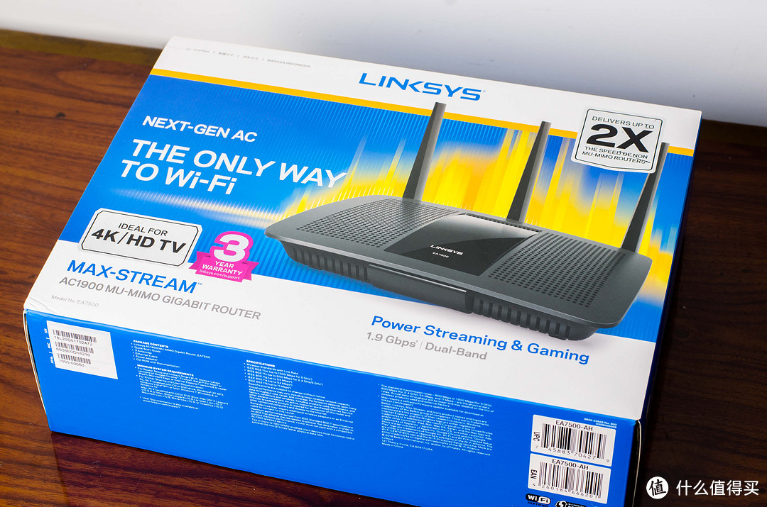 999元路由器值不值？Linksys EA7500v2 路由器 开箱评测