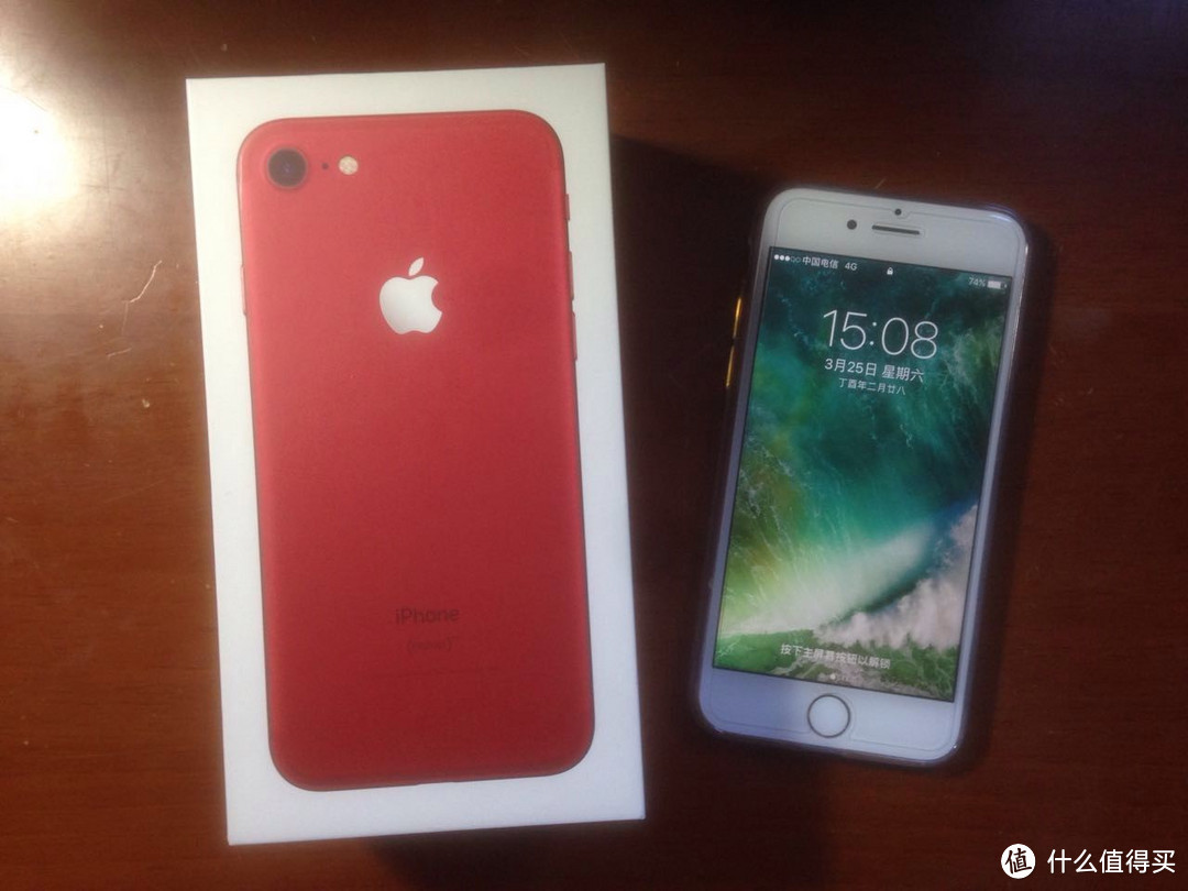#本站首晒# Apple 苹果 iPhone 7  红色！