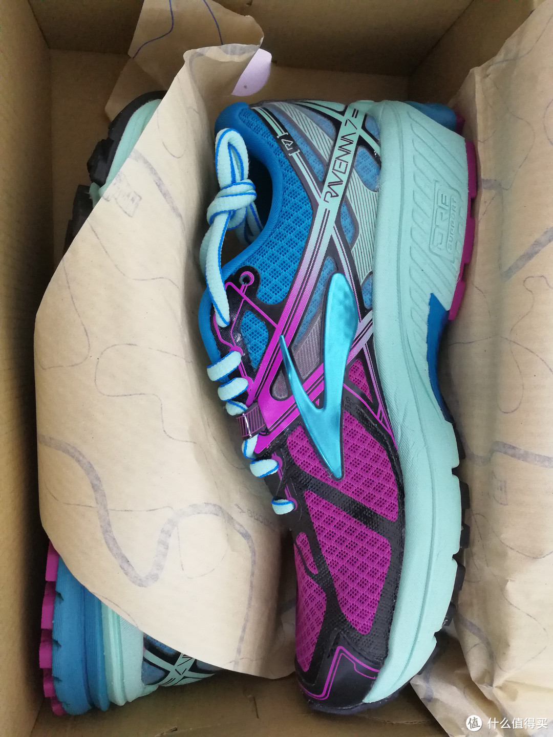 Brooks 布鲁克斯 Ravenna 7 指导系跑鞋 开箱