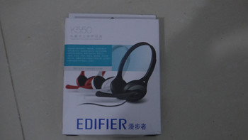 漫步者 K550 耳机开箱感受(耳机|说明书|框架|佩戴)