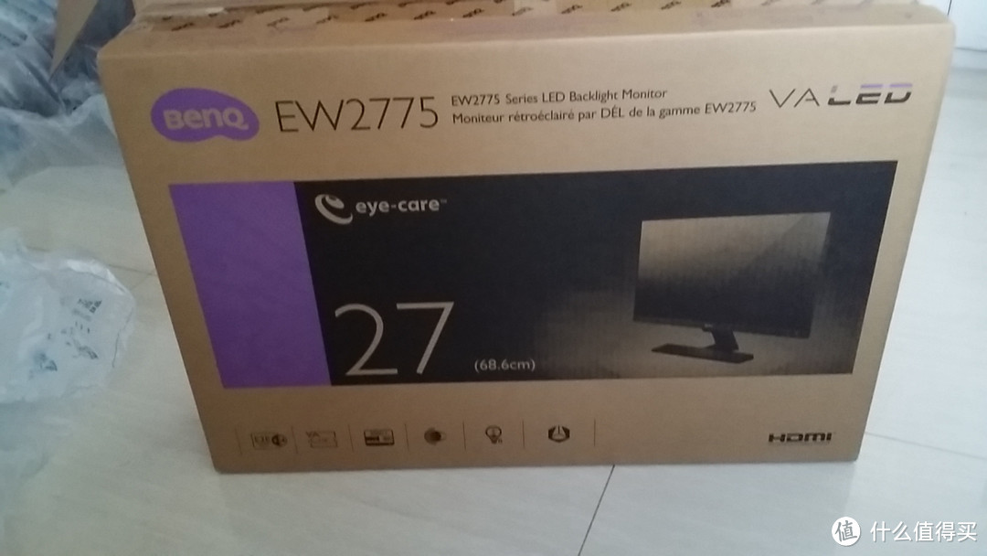 BenQ明基 EW2775ZH 27英寸 智能调光滤蓝光显示器------开箱、使用感受及评测