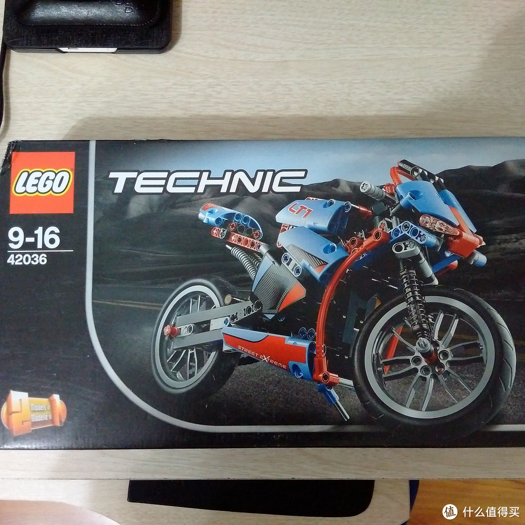 #中奖秀# 朕值到了，幸运屋 LEGO 乐高 Technic 42036 科技系列 超级摩托车 开箱