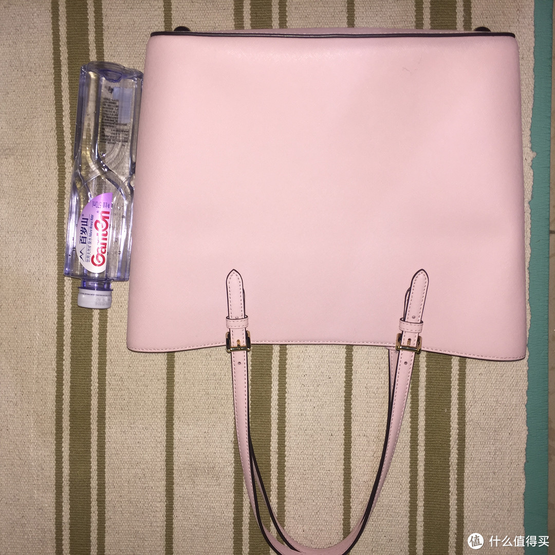 我有一只粉MK，我心里真得意：Michael Kors Large Pocket MF Tote - Blossom开箱