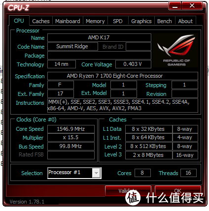 锐龙 AMD RYZEN 7 1700处理器 + 华硕PRIME X370-PRO 开箱体验